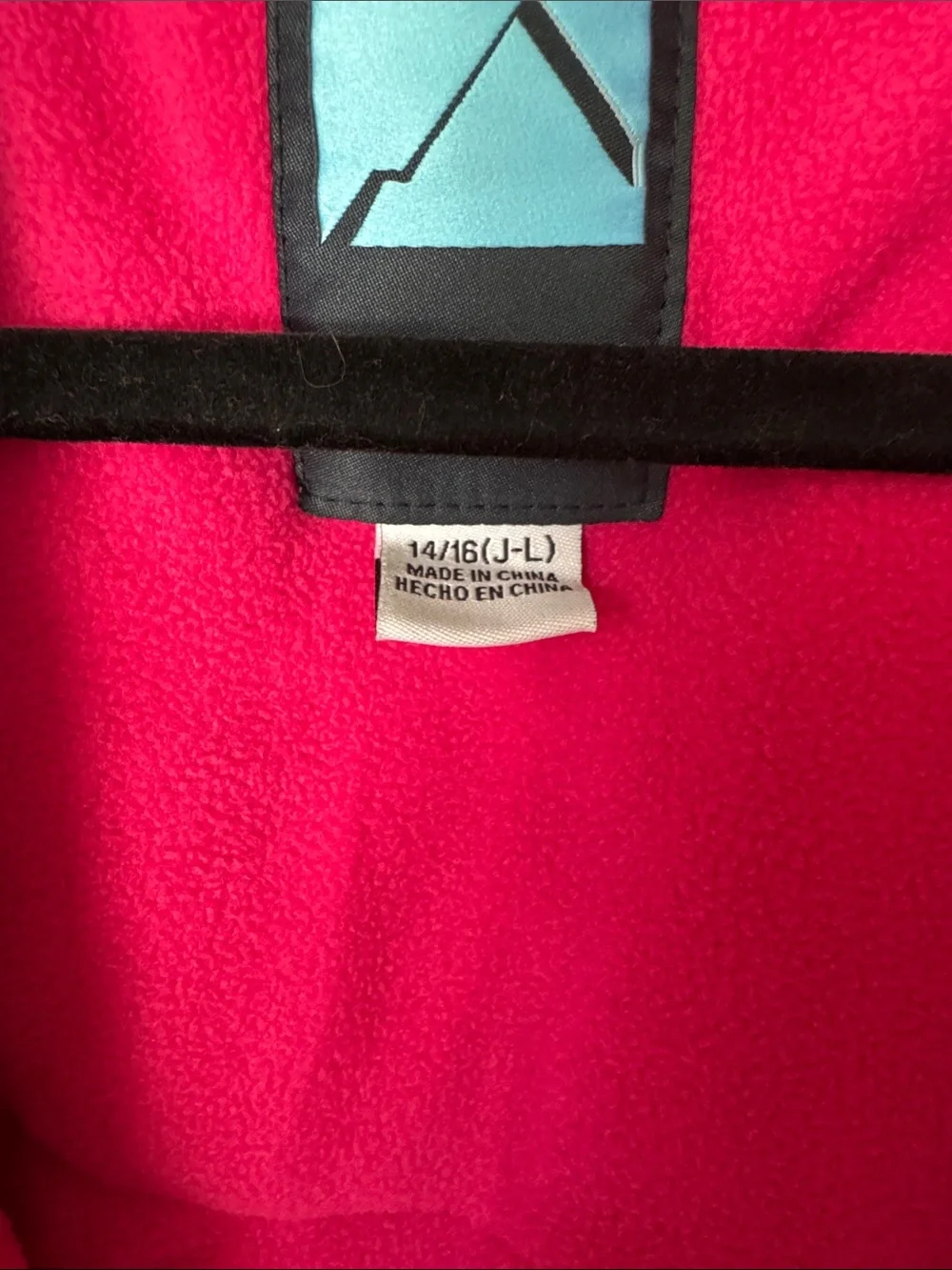 Girls' Pink Hooded Puffer Jacket with Fleece Lining